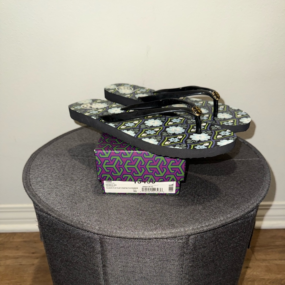 Tory Burch Mixed Print Sandals
